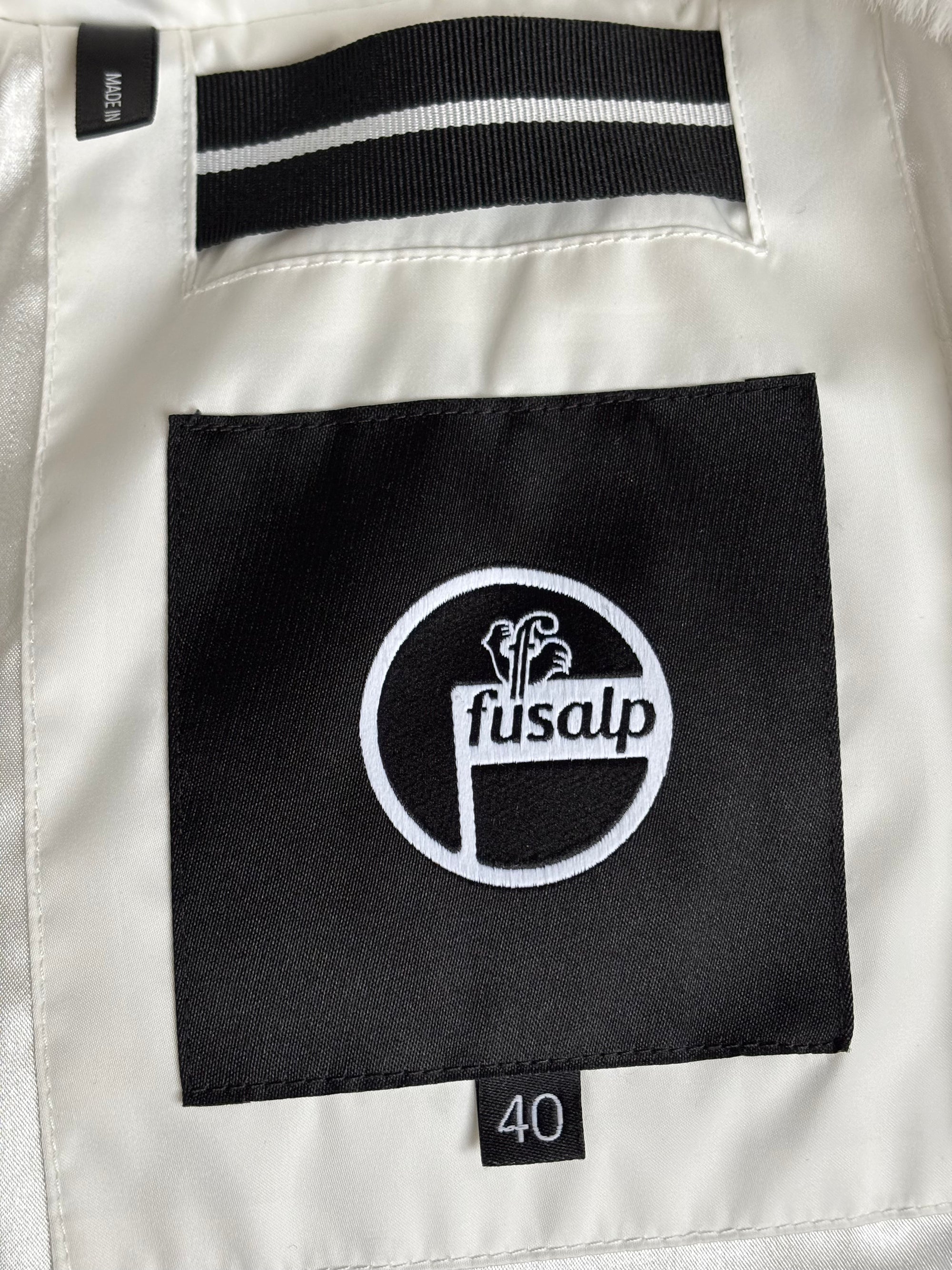 Veste ski Femme FUSALP blanche taille 40