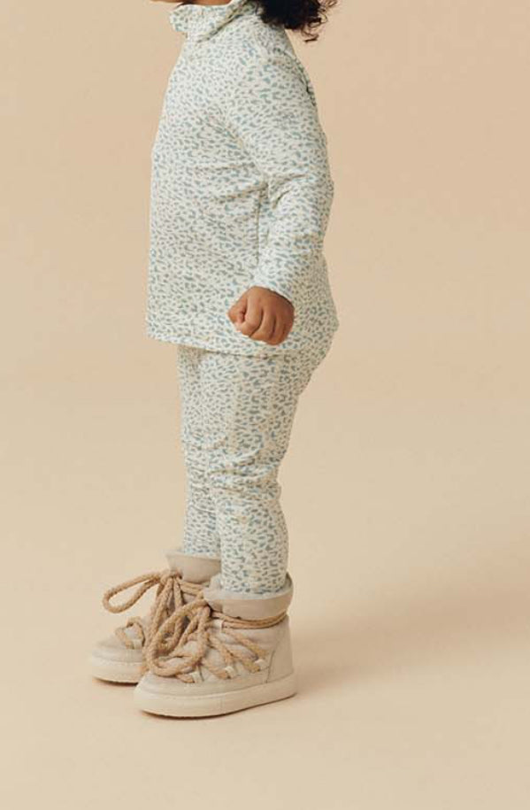 Combinaison de ski Poivre Blanc Jaguar Blue,  2 ans avec legging et t-shirt