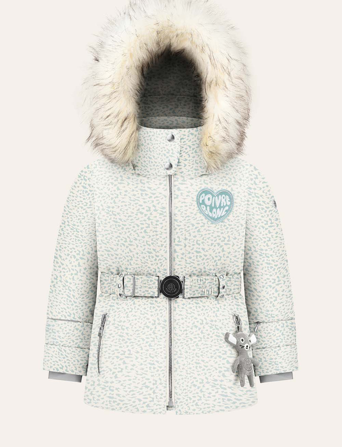 Combinaison de ski Poivre Blanc Jaguar Blue,  2 ans avec legging et t-shirt