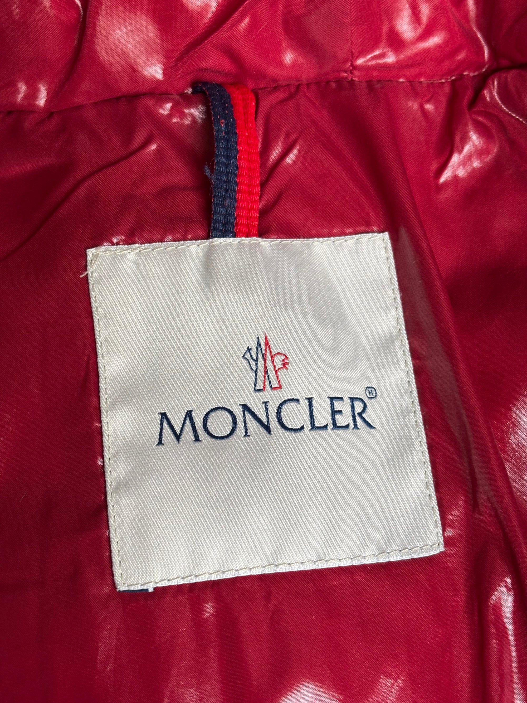 Veste ski Moncler marine et noir 6 ans