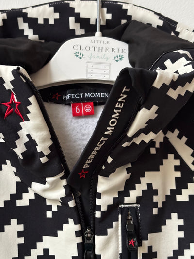 Combinaison de ski PIED DE POULE N&B  Perfect Moment 6 ans