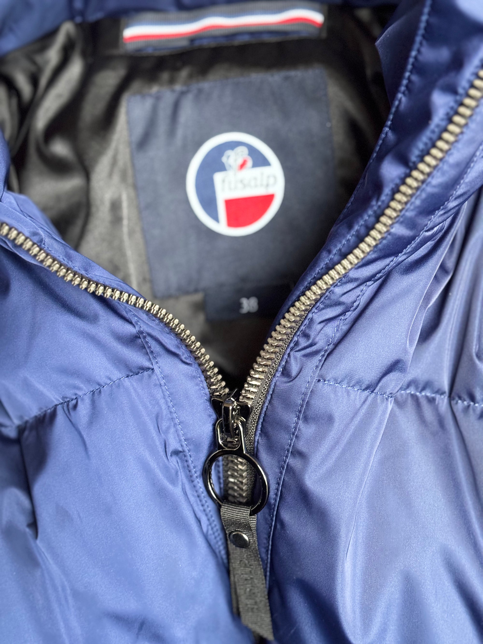 Veste ski Femme FUSALP Bleu satiné taille 38