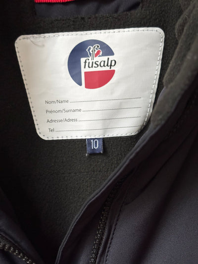 Veste ski lima Fusalp 10 ans noir / bleu nuit