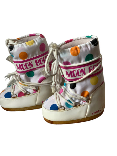 Moonboots blanche a pois 23-26
