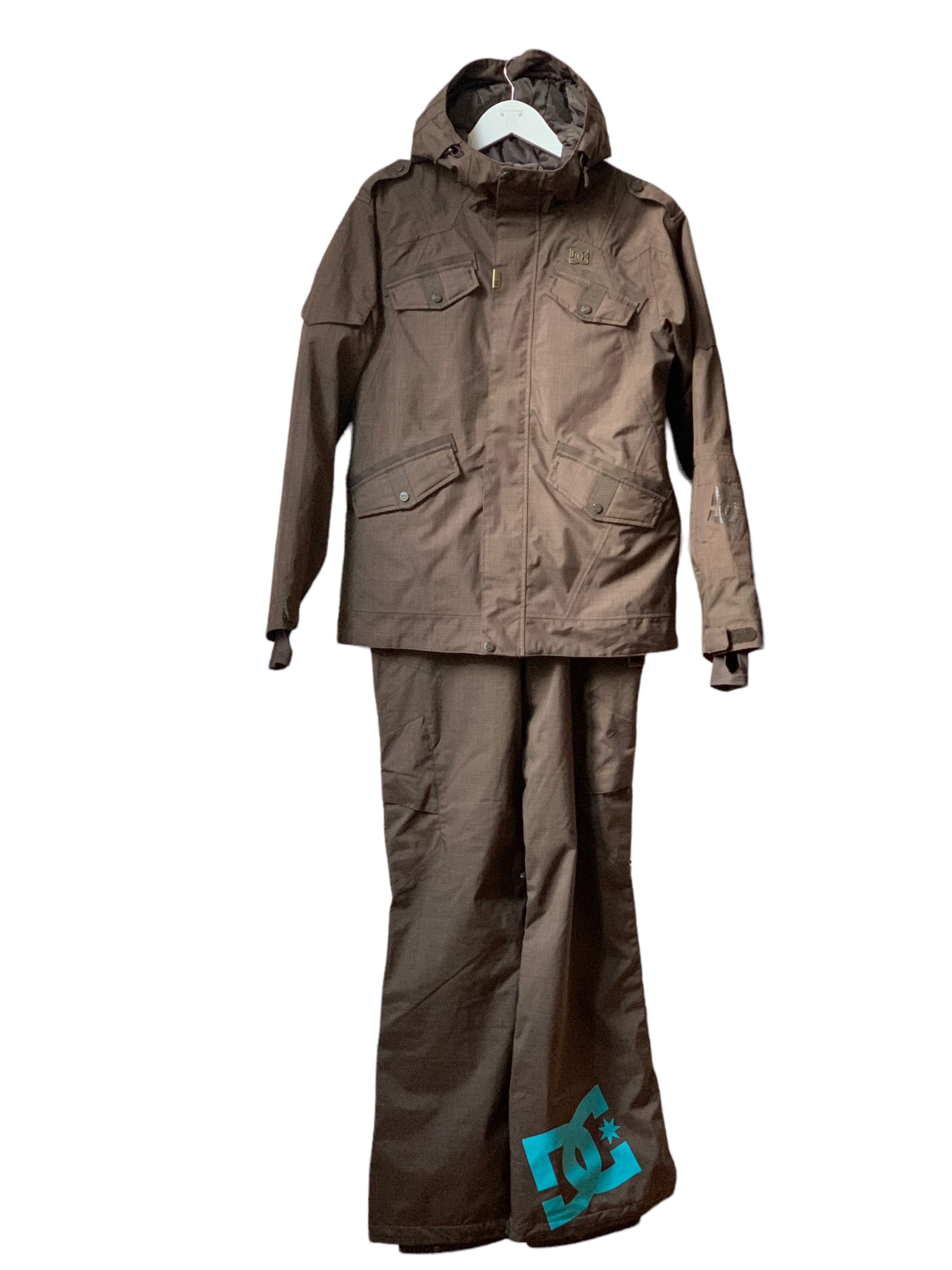Tenue de ski DC marron XS