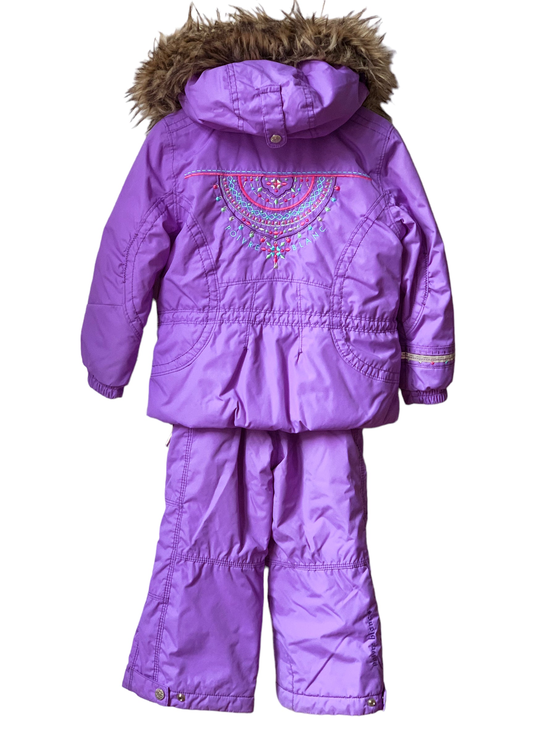 Ensemble ski violet Poivre Blanc 3 ans