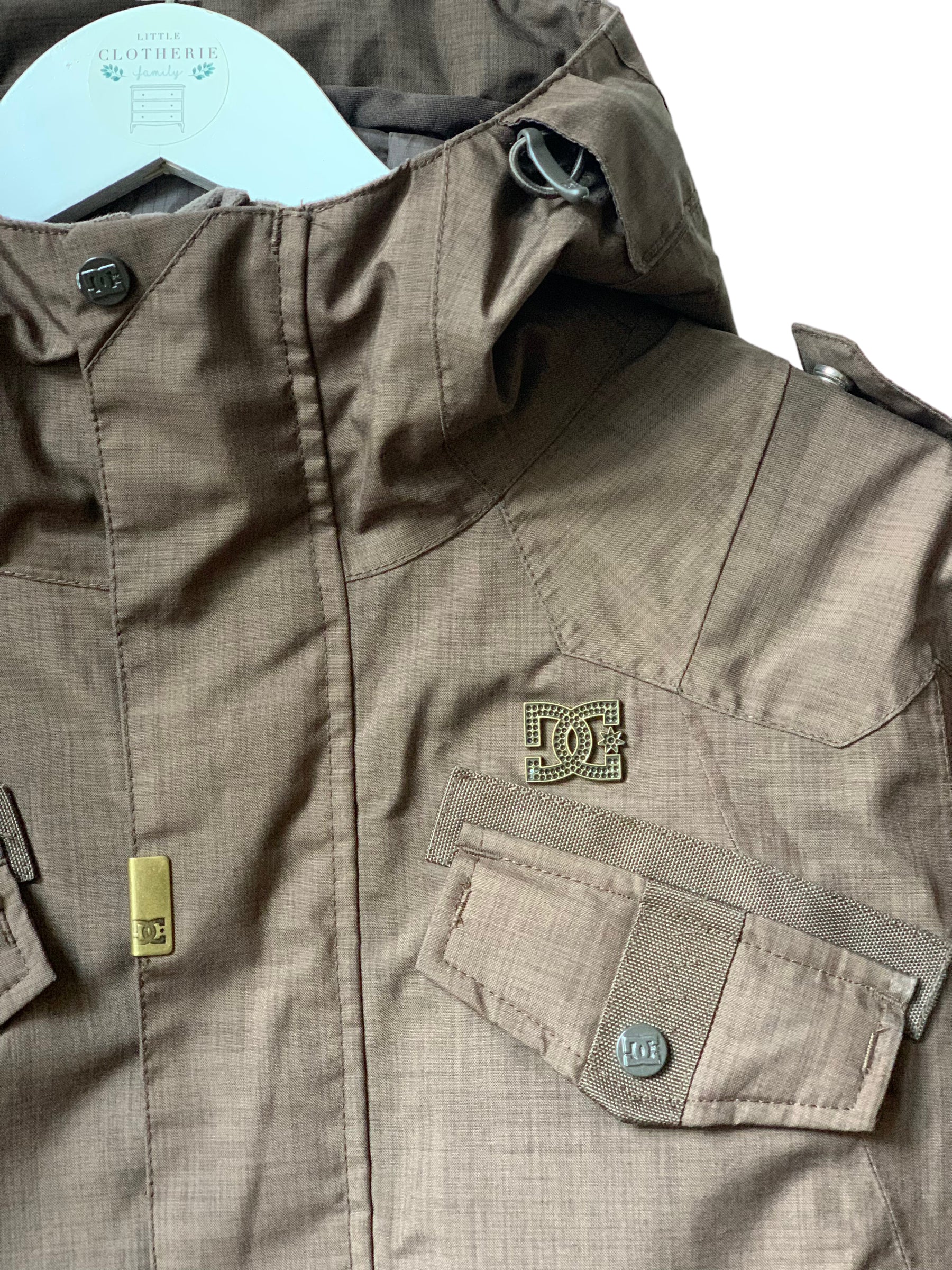 Tenue de ski DC marron XS