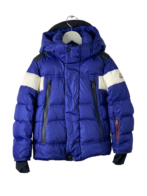 Veste ski Moncler bleu dur 8 ans