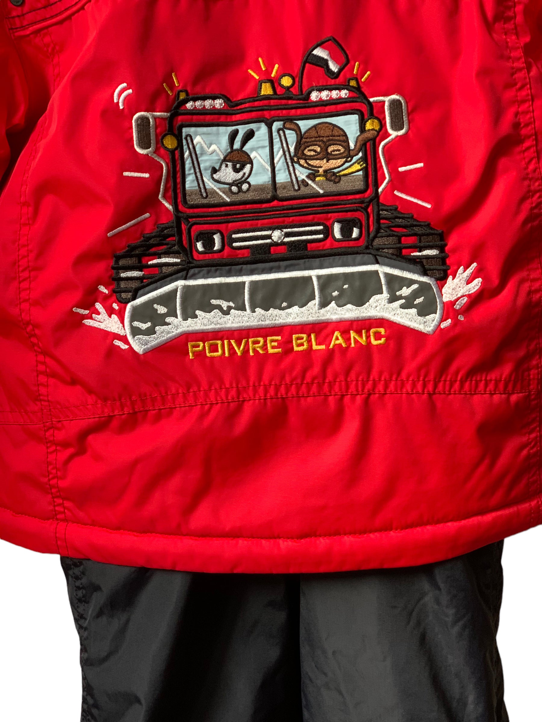 Ensemble ski rouge et noir Poivre Blanc 4 ans