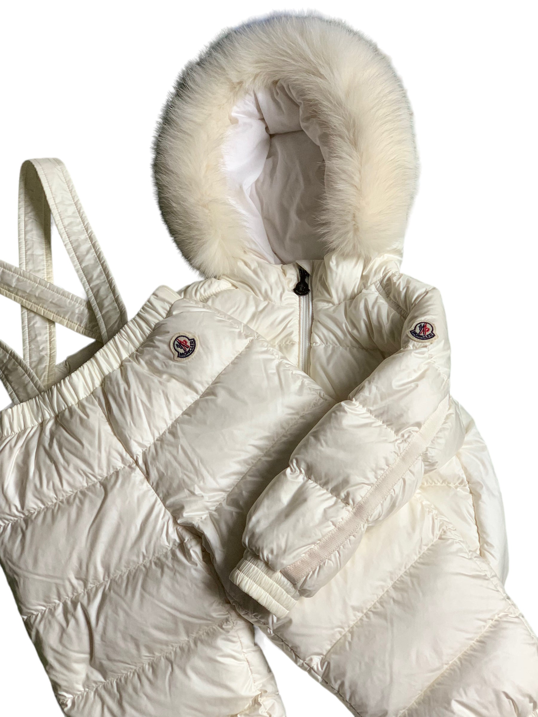 Tenue ski blanche Moncler 2 ans