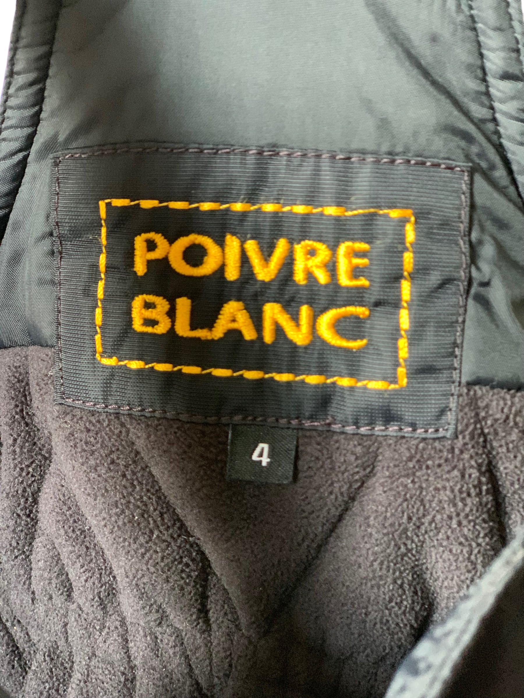 Ensemble ski rouge et noir Poivre Blanc 4 ans