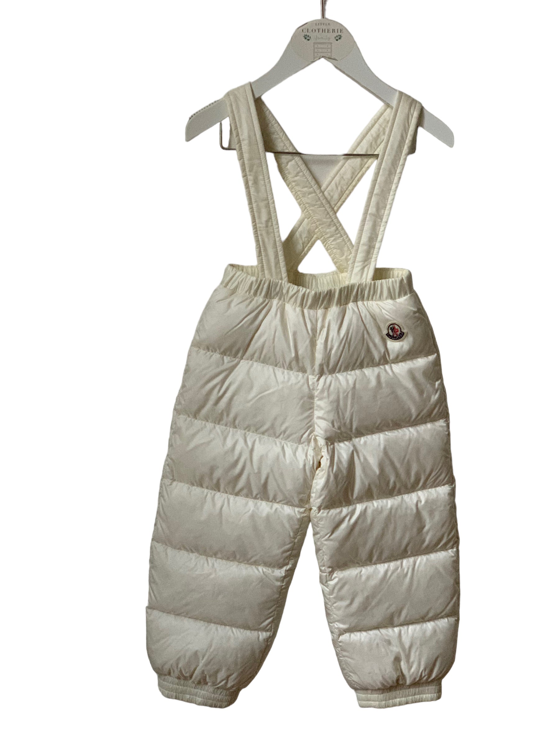 Tenue ski blanche Moncler 2 ans