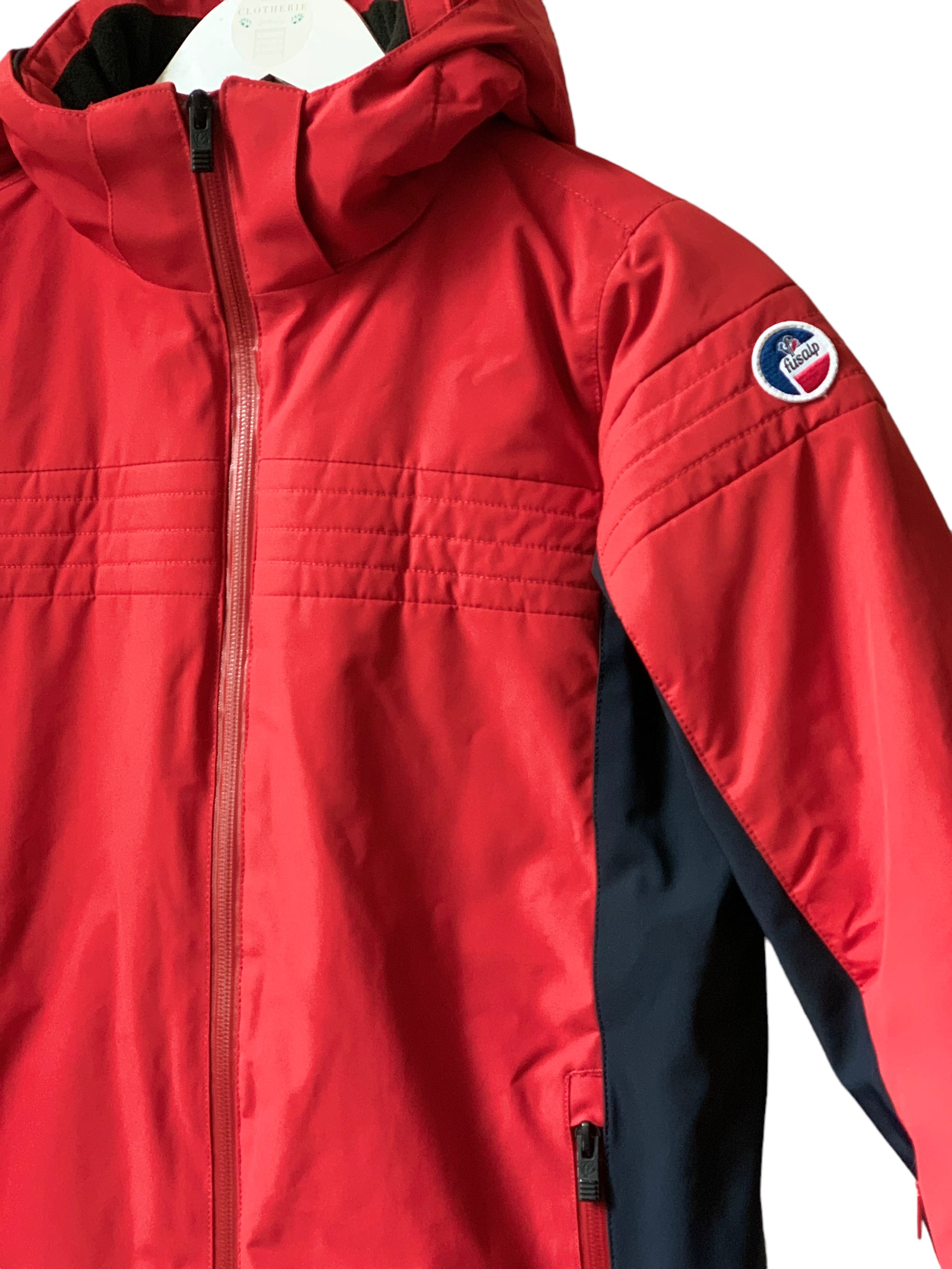 Veste ski Fusalp rouge 12 ans