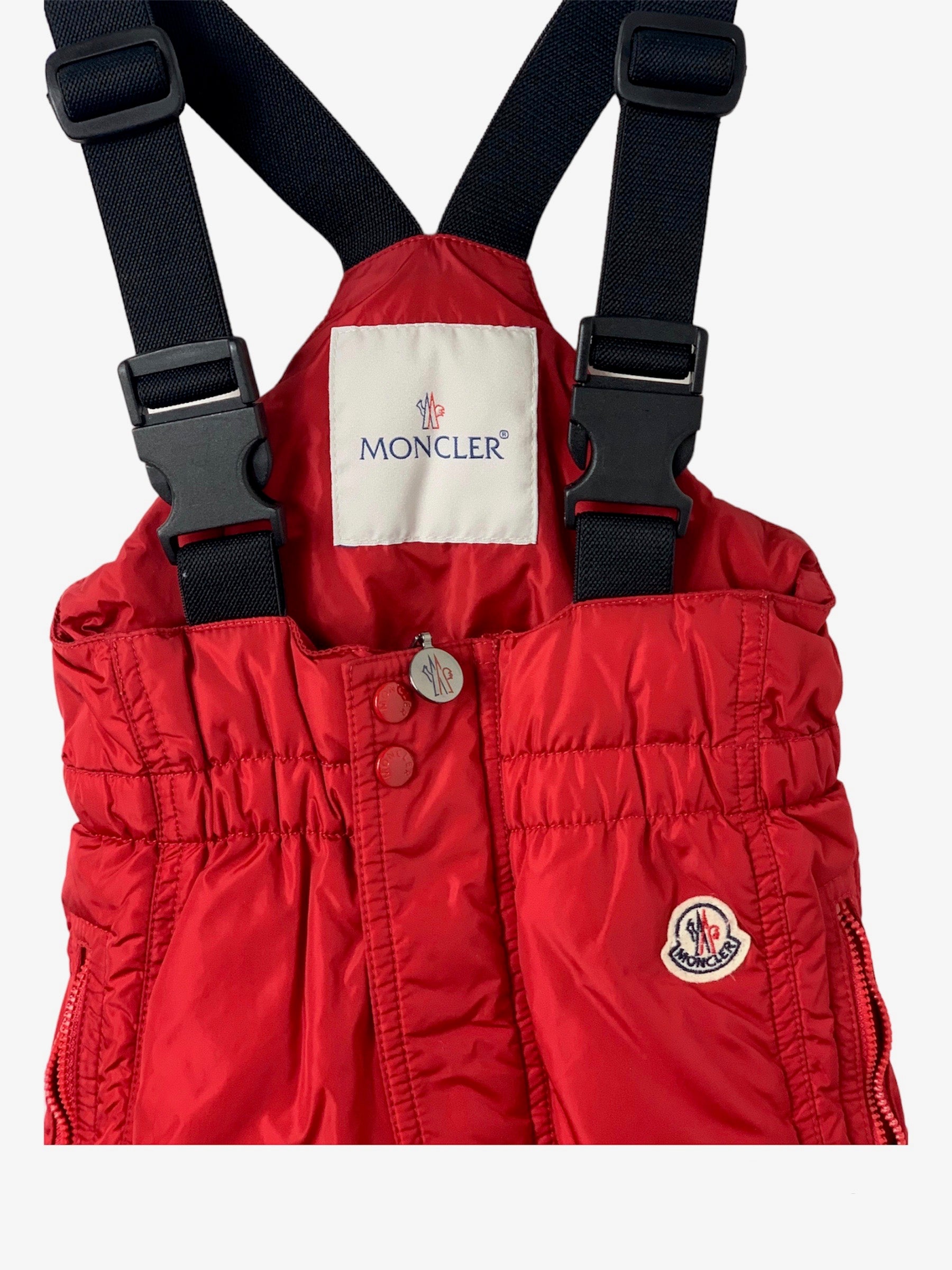Ensemble ski Moncler rouge 4 ans