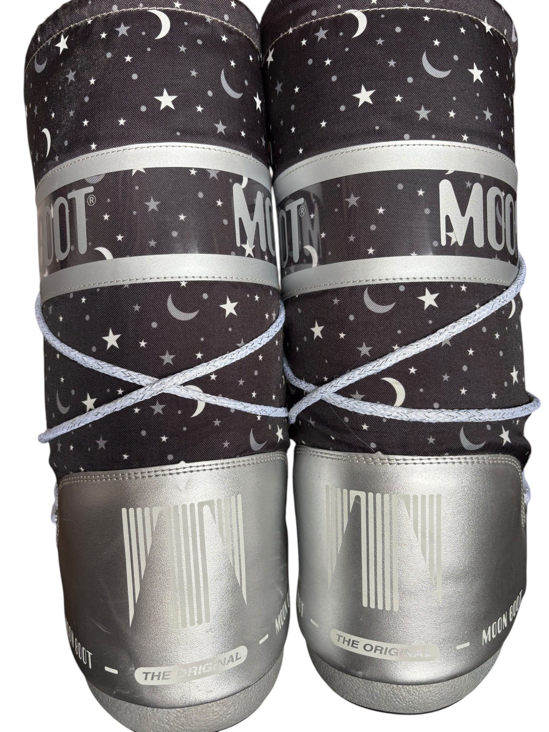 Moonboots noires et argent stars 35-38