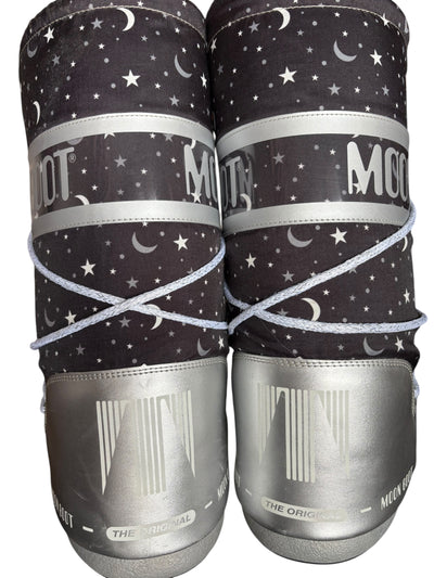 Moonboots noires et argent stars 35-38