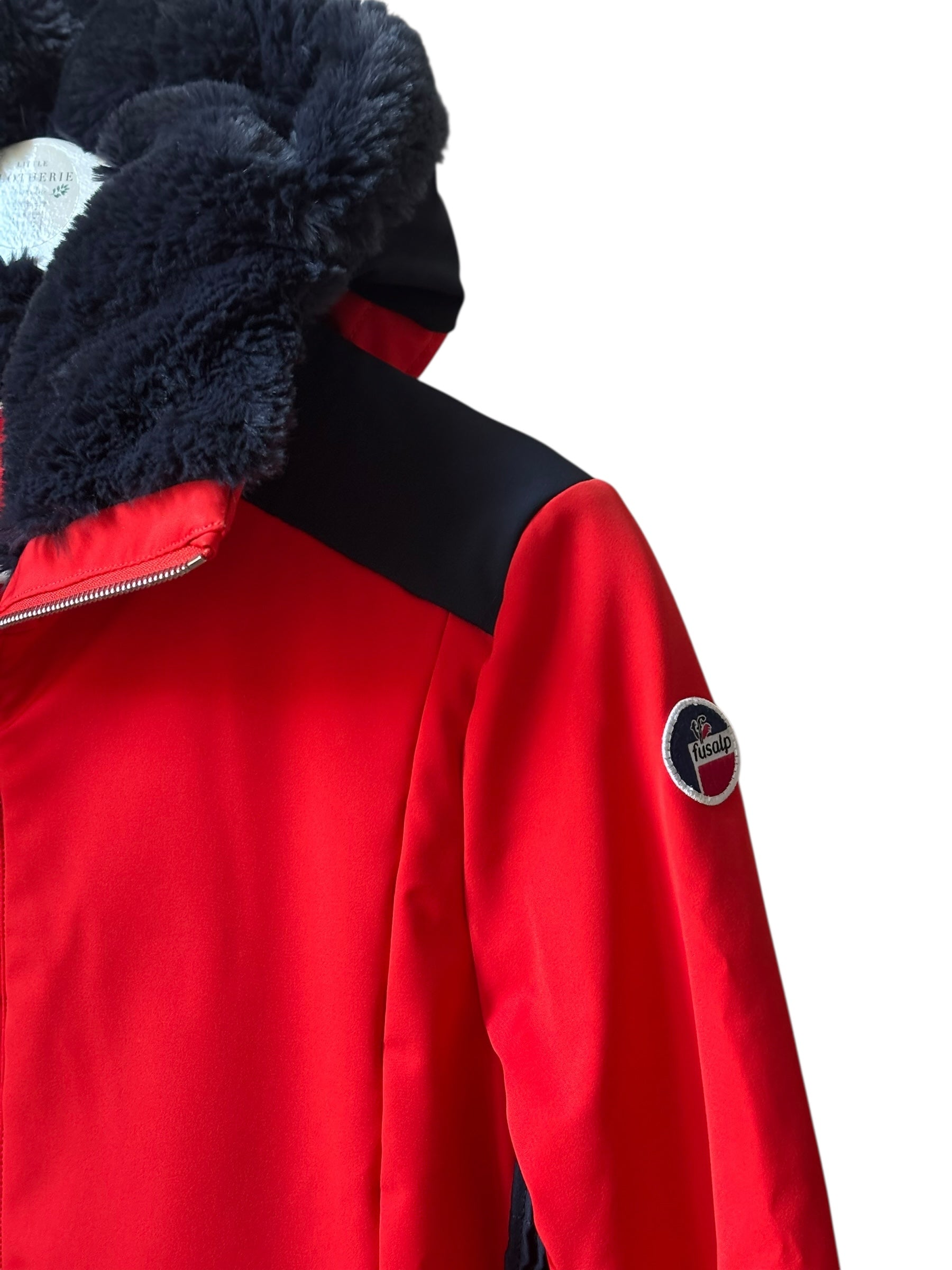 Veste ski Femme rouge et marine FUSALP taille 38 (36)