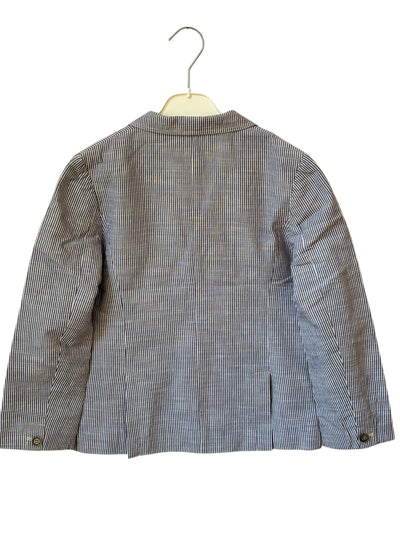 Veste Bonpoint 12 ans rayé marine blanc