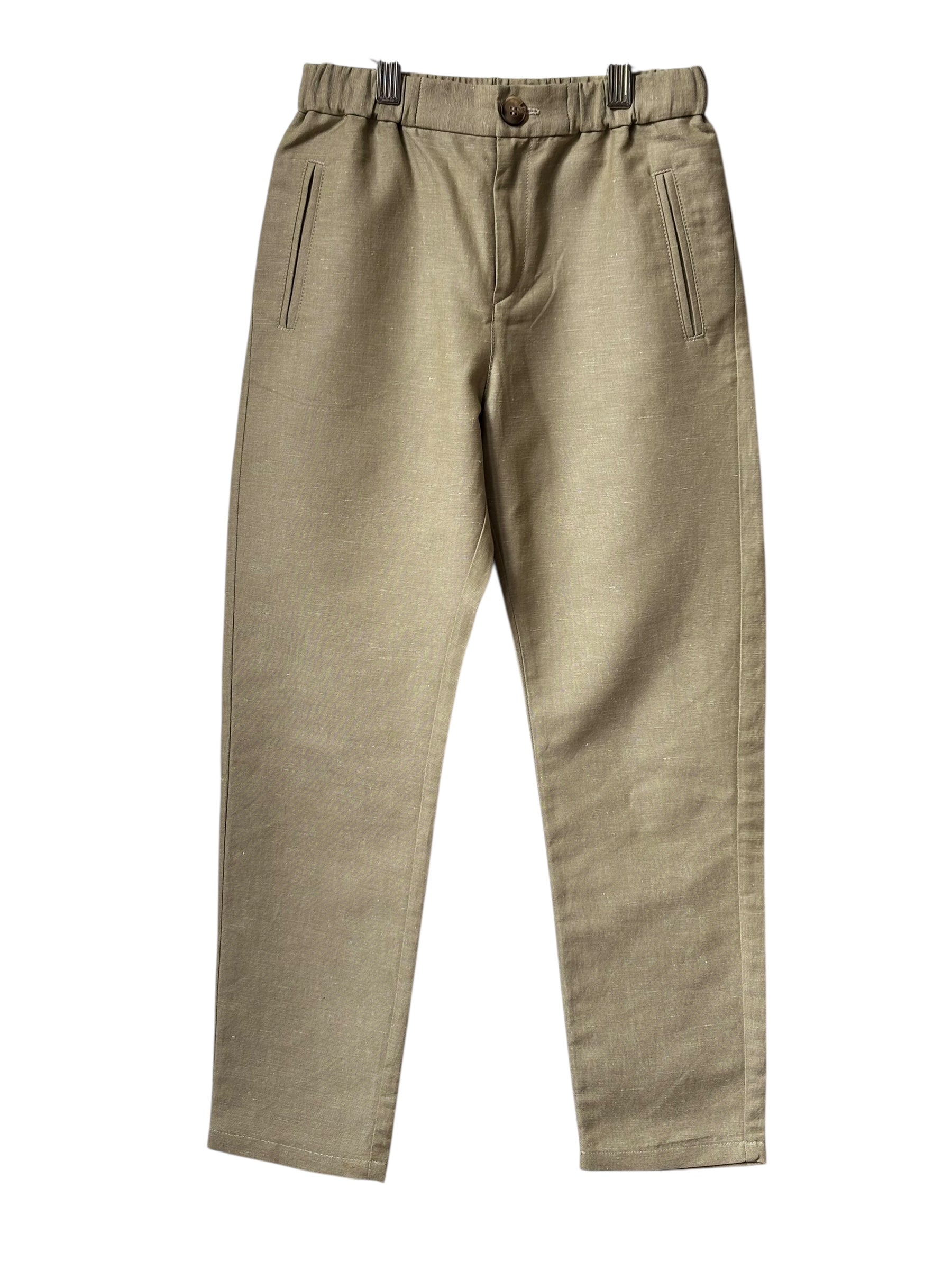 Costume Bonpoint Kaki clair 10/12 ans