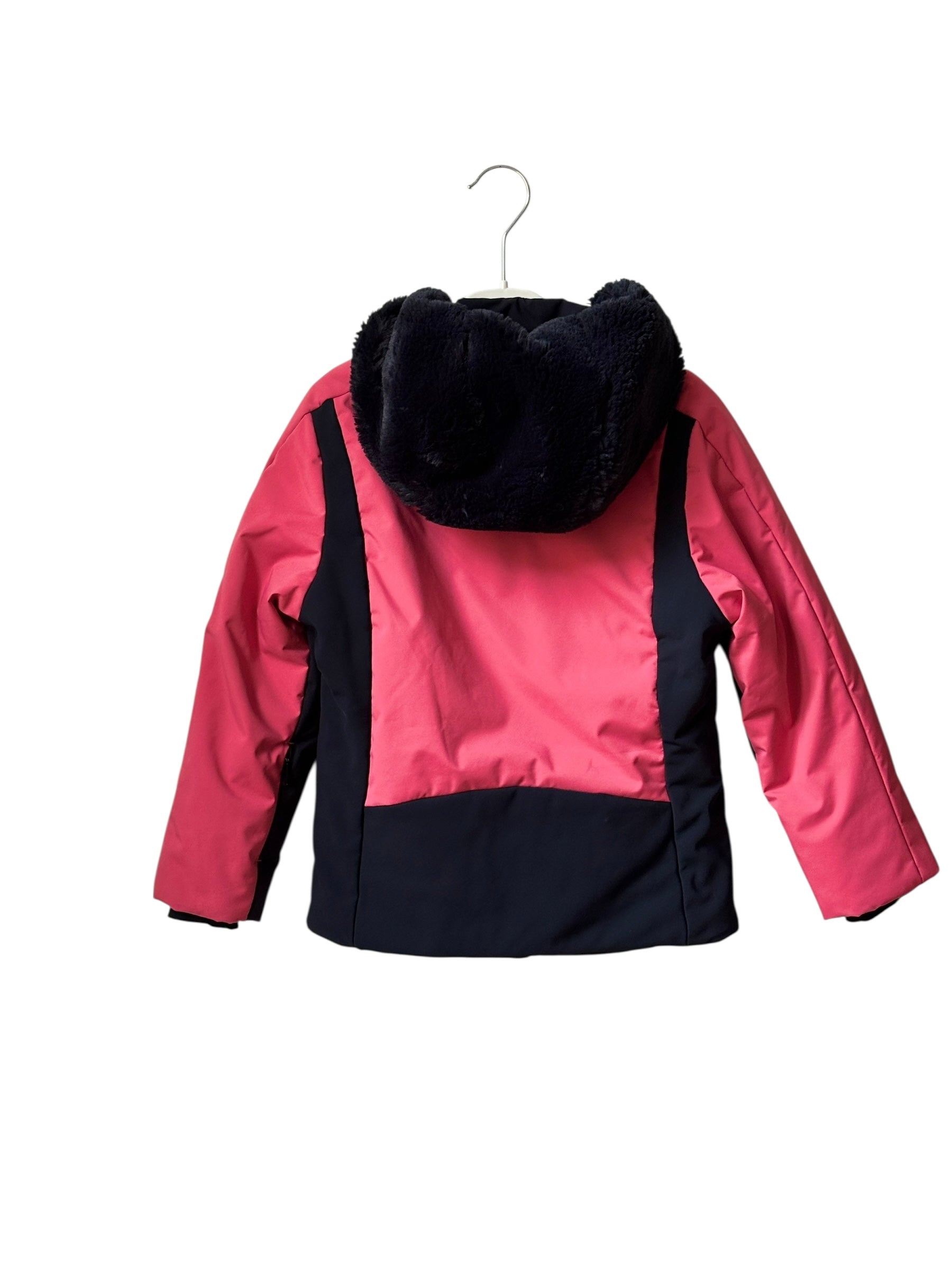 Veste ski rose/marine Fusalp 8 ans