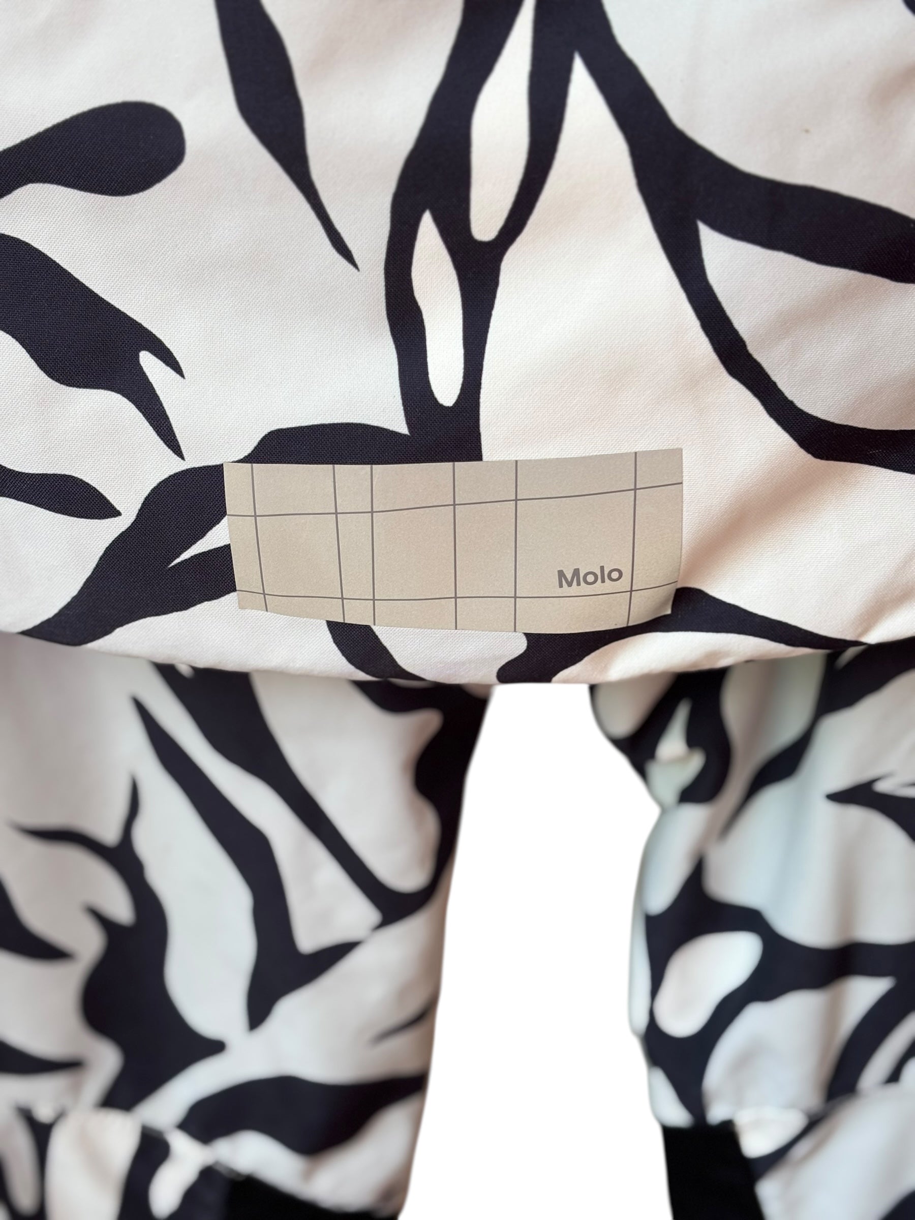 Ensemble ski  tigre blanc fille Molo 12 ans