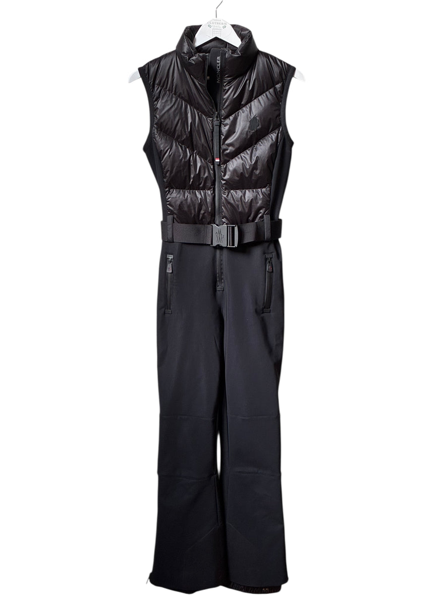 Combinaison ski MONCLER noire ss manches taille M (38/40)