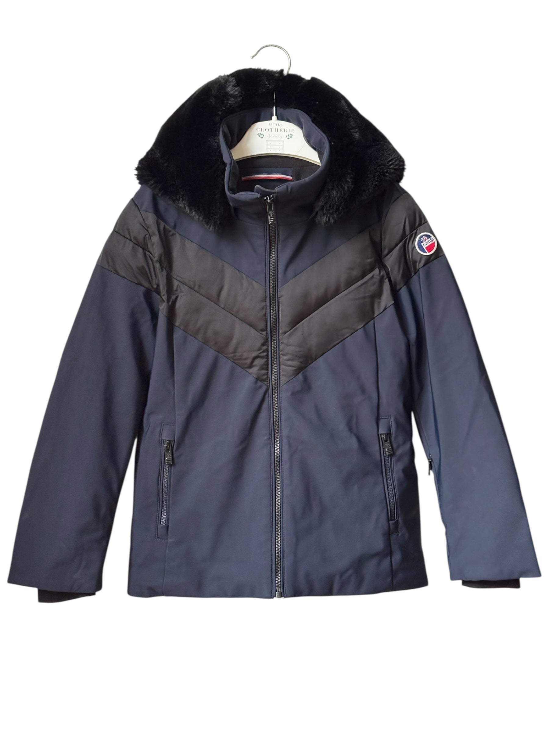 Veste ski marine/noire mixte Fusalp 10 ans