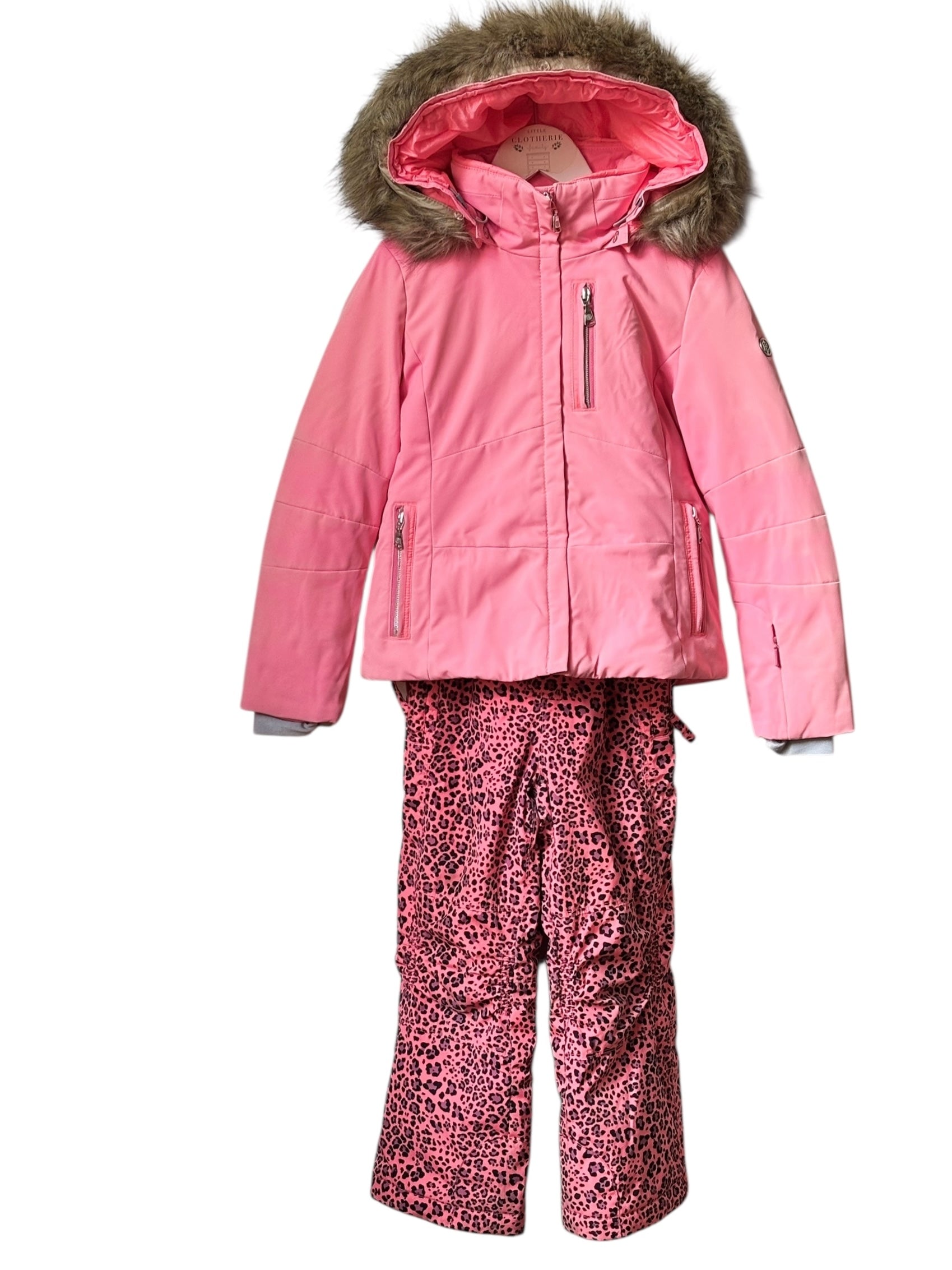 Ensemble ski Poivre Blanc 6 / 8 ans rose
