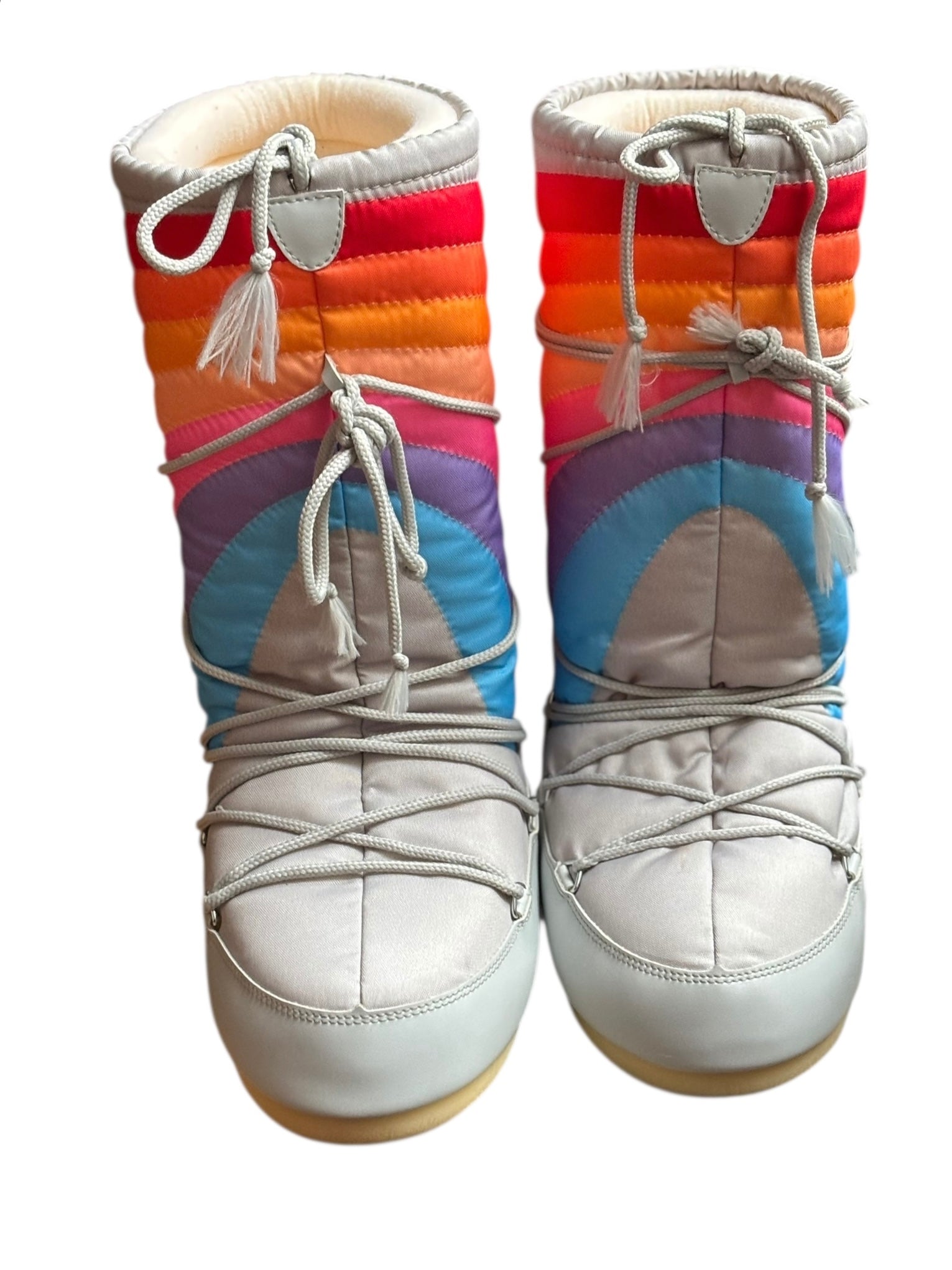 Moonboots grise et rainbow Fille 35-38