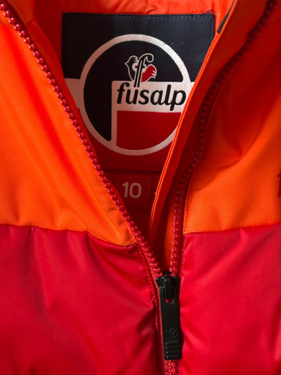 Doudoune ski Fusalp 10 ans rouge/orange