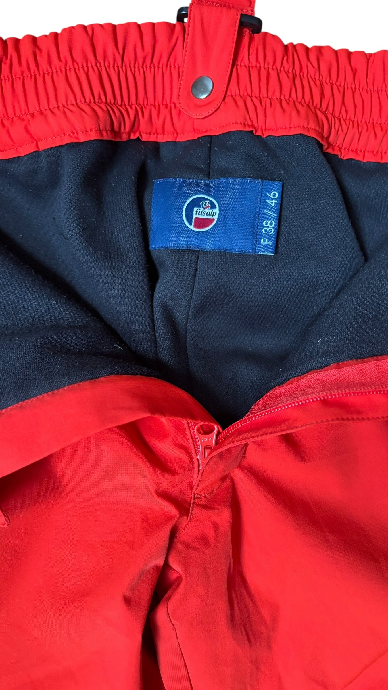 Pantalon ski FUSALP HOMME rouge taille F 38 / S / 46