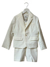 Costume 3 pièces Bonpoint blanc lait 8 ans