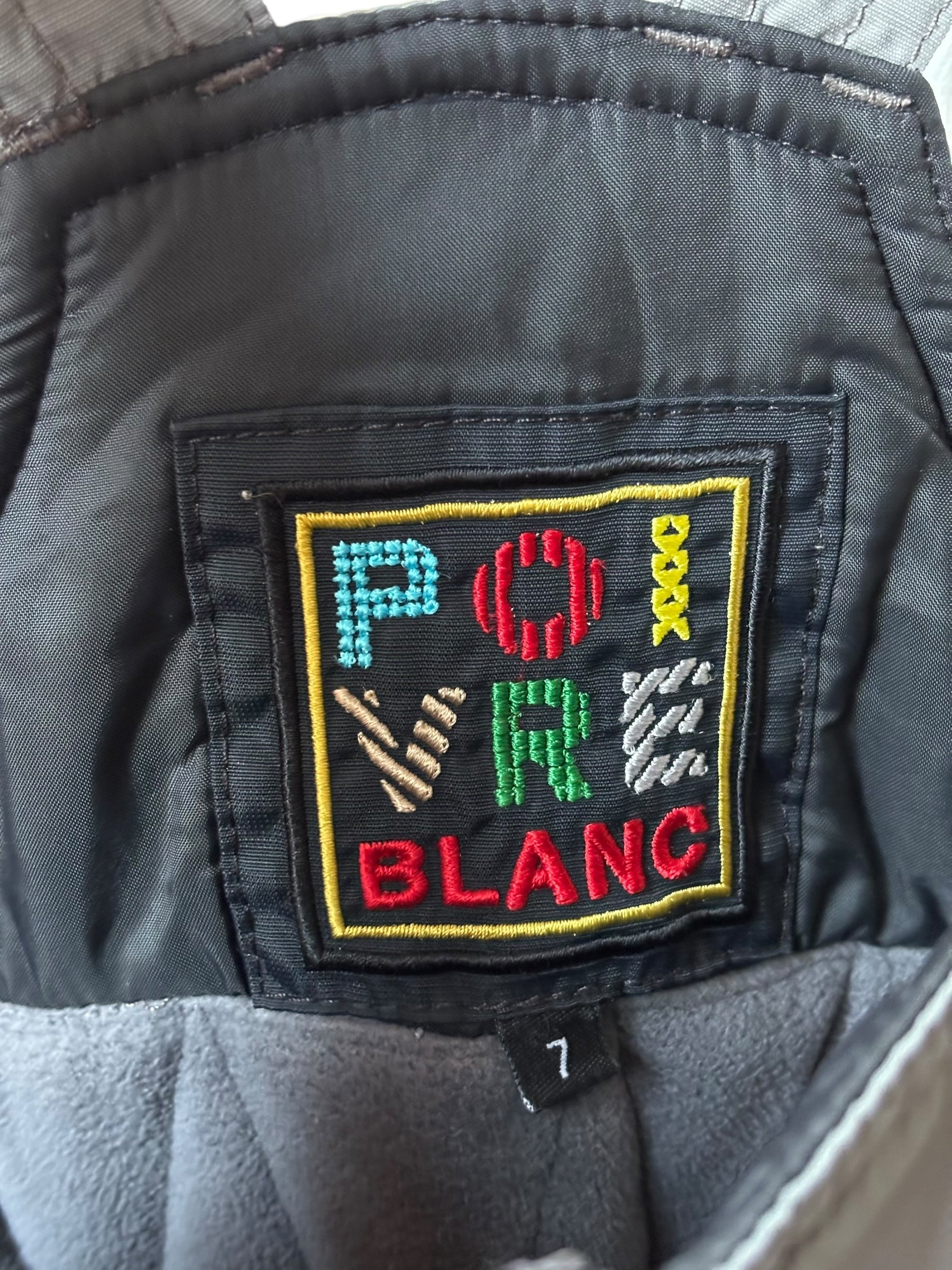 Pantalon ski Poivre Blanc gris 7 ans