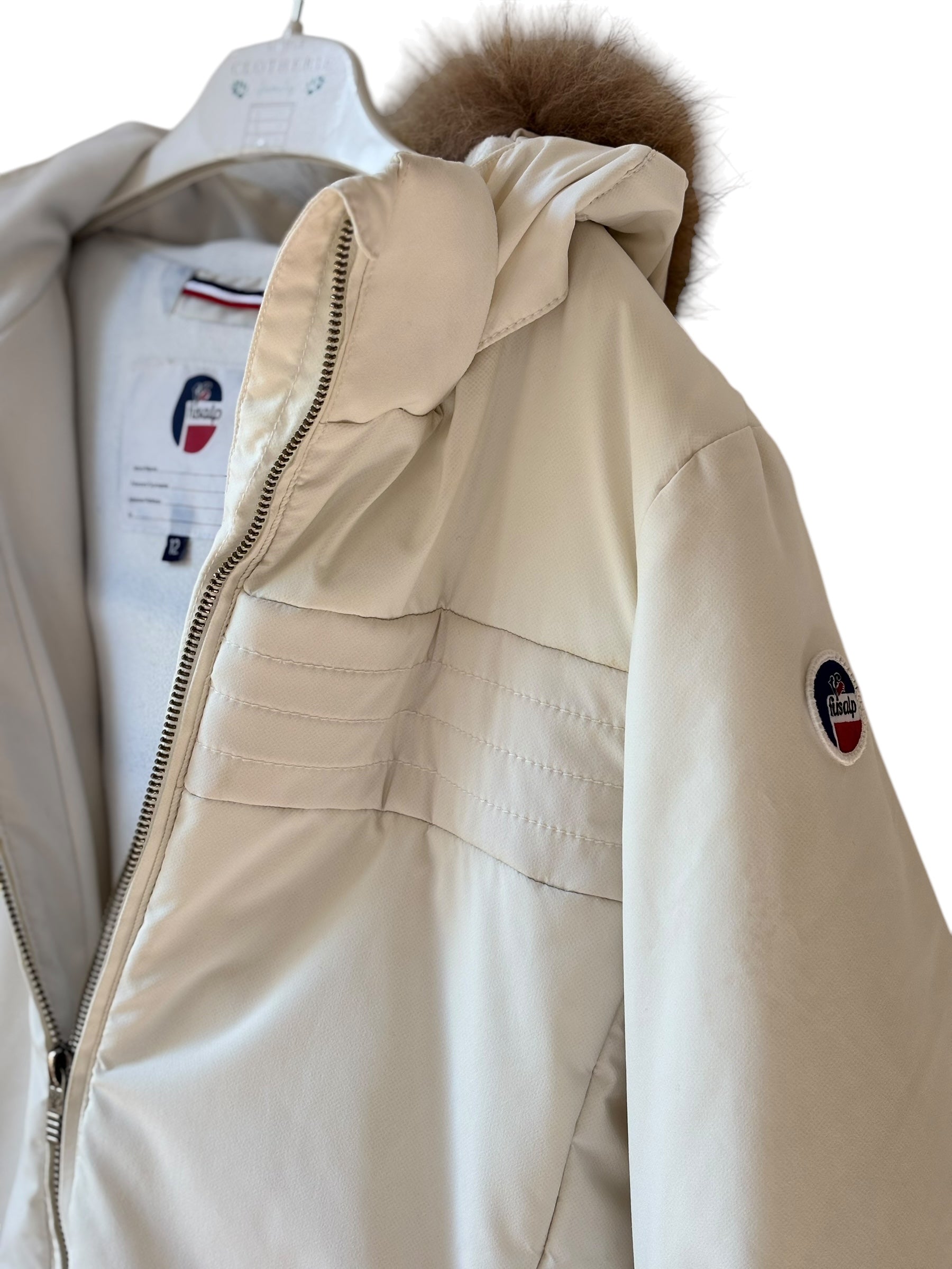 Veste ski Fusalp 12 ans blanche