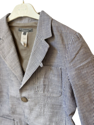 Veste Bonpoint 12 ans rayé marine blanc