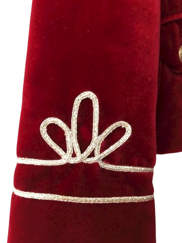 Veste velours rouge bordeaux Bonpoint 8 ans (mixte)