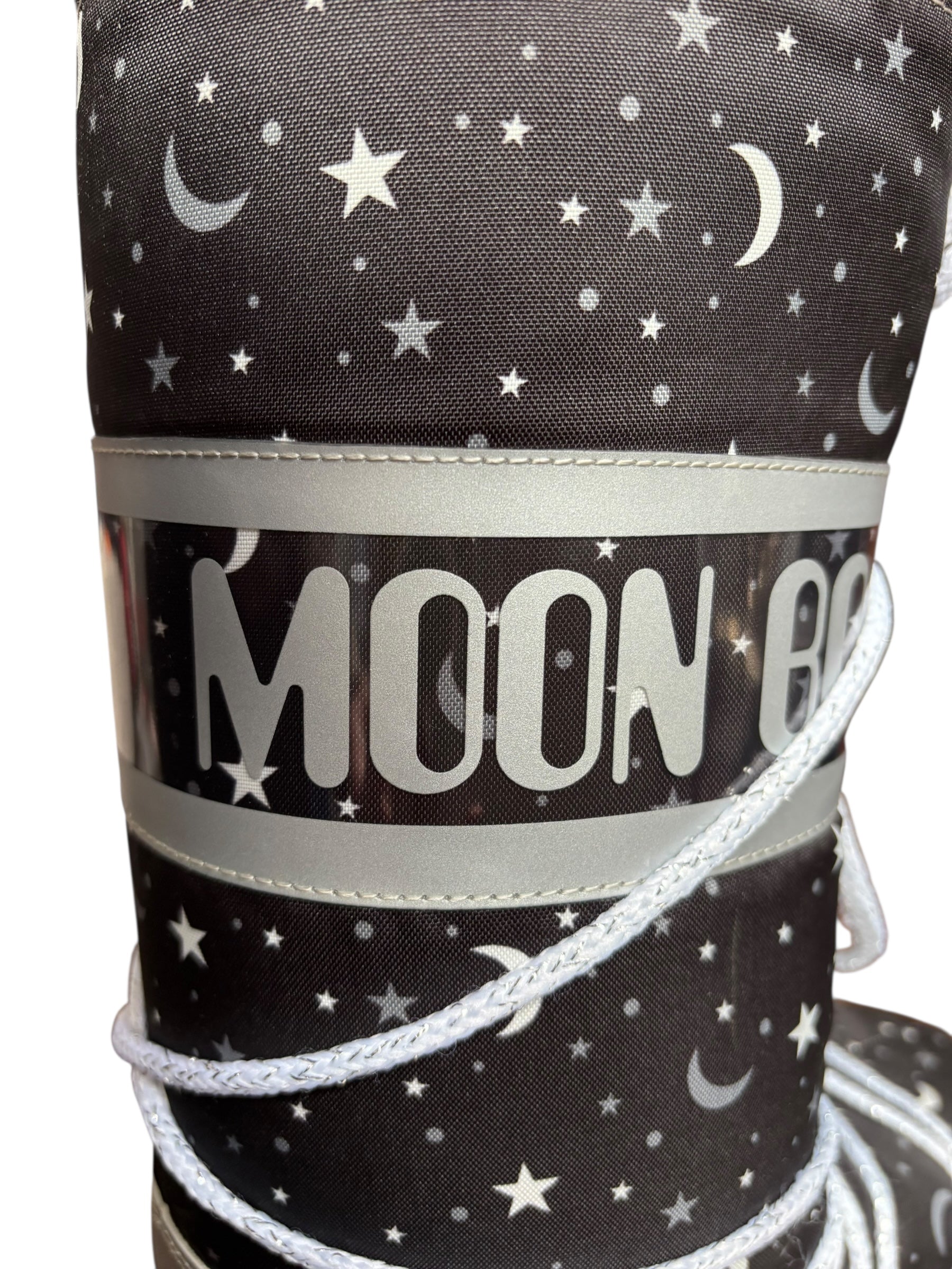 Moonboots noires et argent stars 35-38