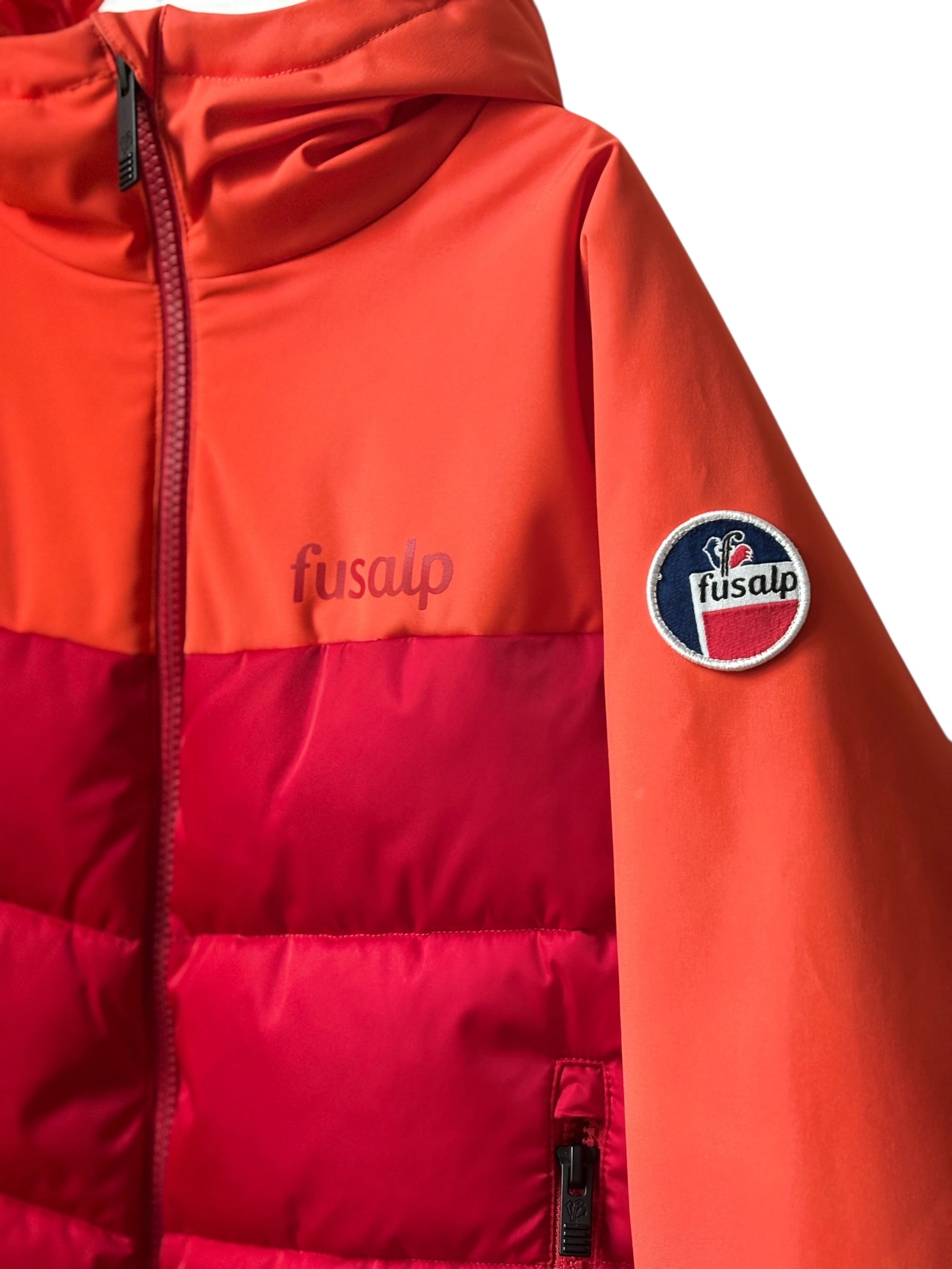 Doudoune ski Fusalp 10 ans rouge/orange