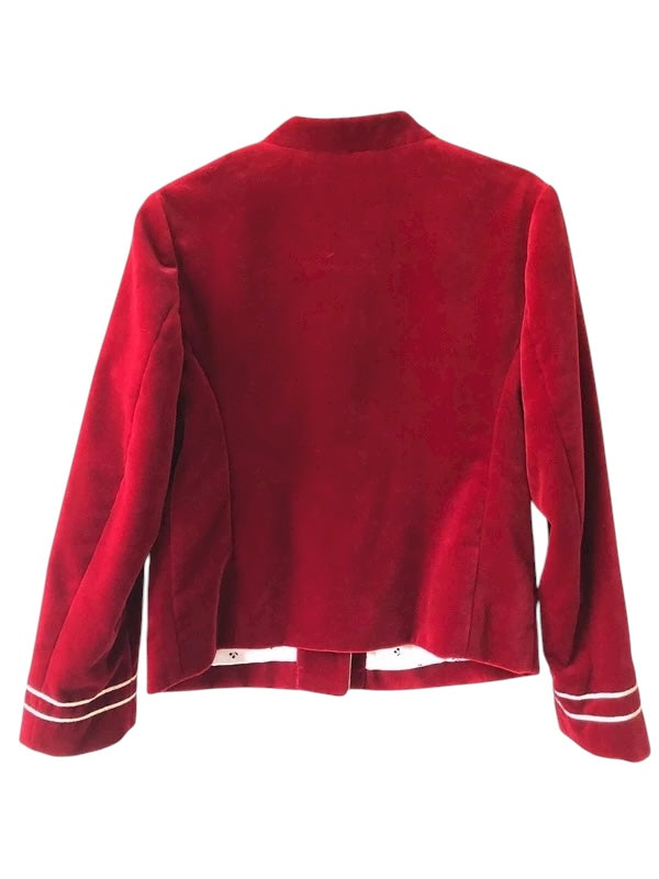 Veste velours rouge bordeaux Bonpoint 8 ans (mixte)