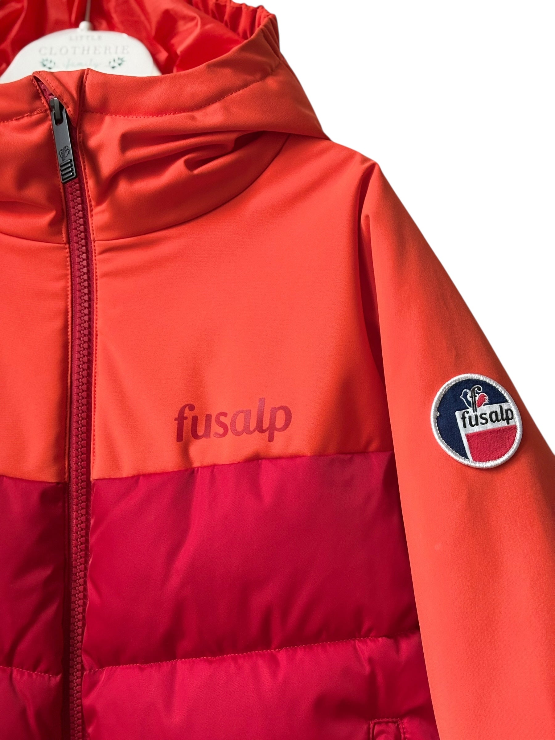 Doudoune ski Fusalp 10 ans rouge/orange