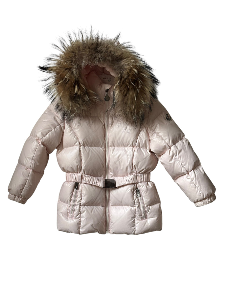 Doudoune ski rose Moncler 3 ans