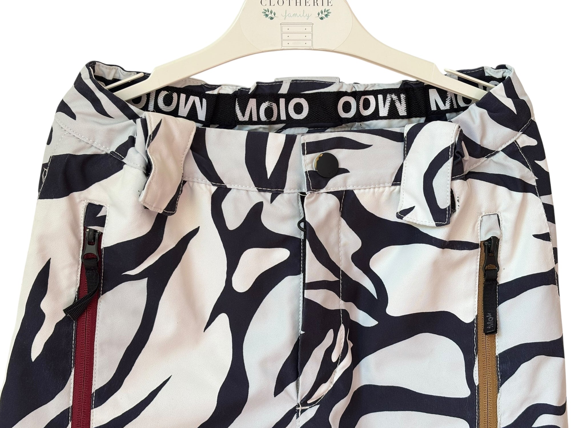 Ensemble ski  tigre blanc fille Molo 12 ans