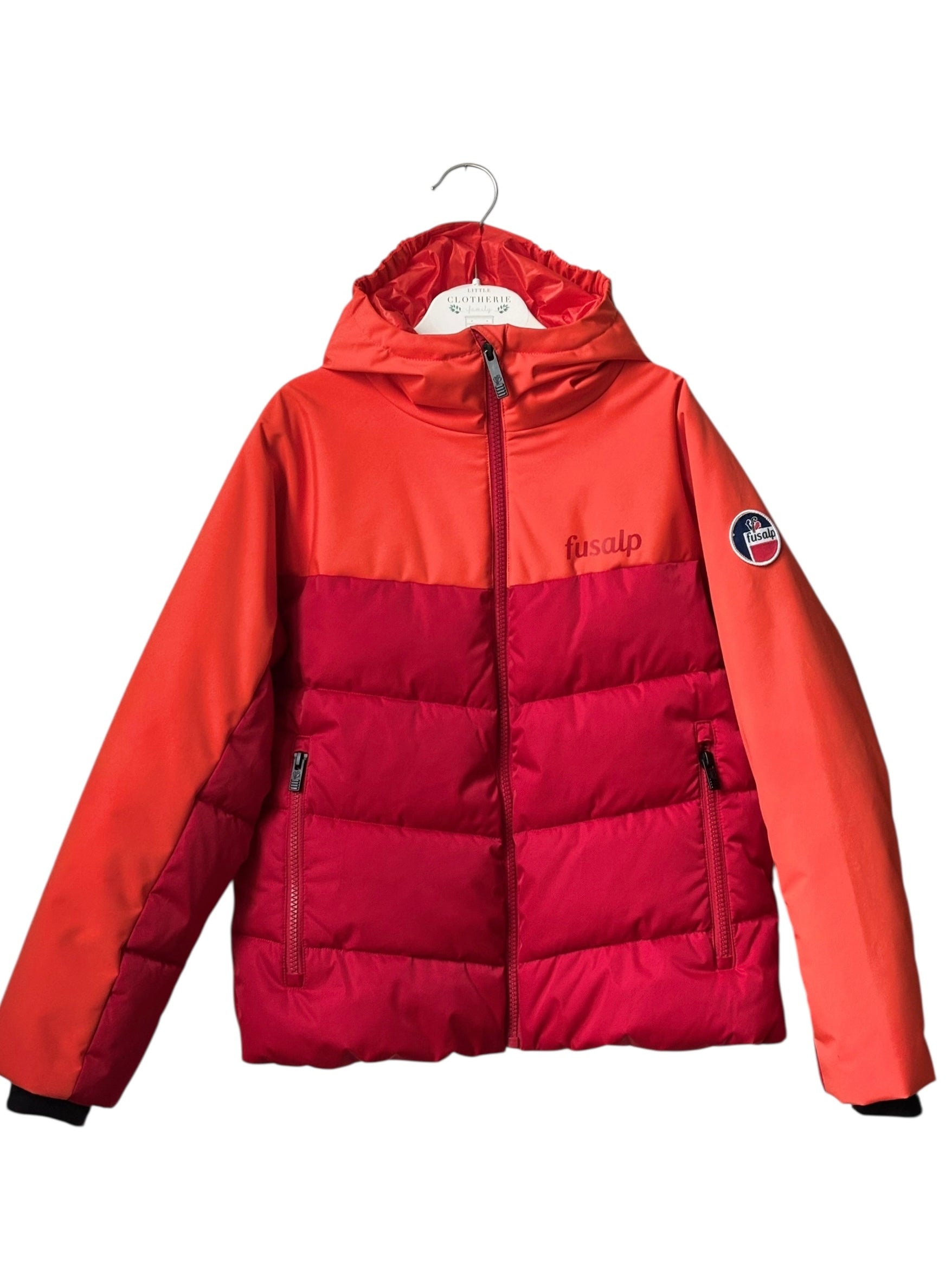 Doudoune ski Fusalp 10 ans rouge/orange
