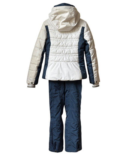 Ensemble ski bleu et blanc FILLE Poivre Blanc 8 ans