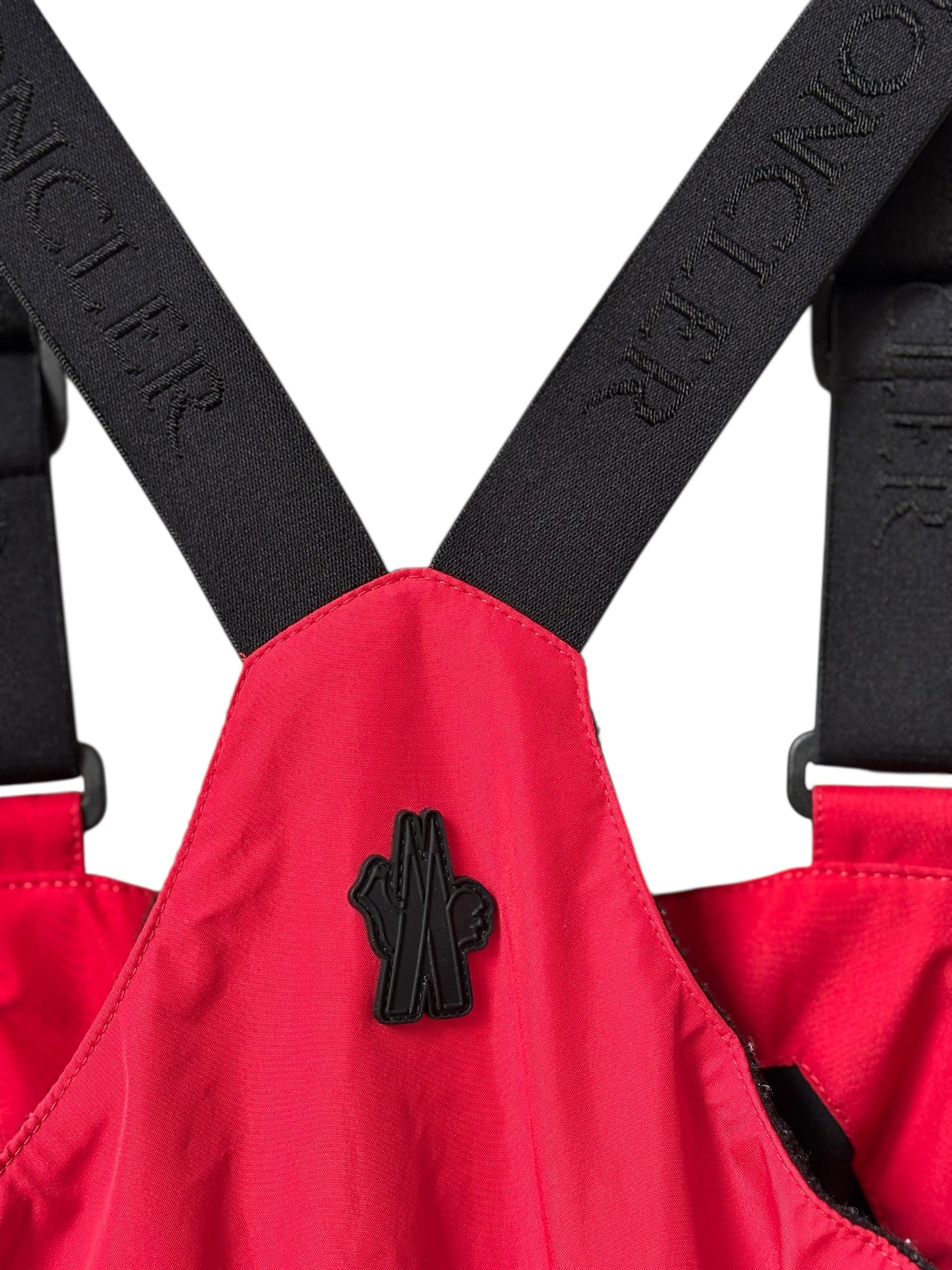 Pantalon ski MONCLER Grenoble rouge 6 ans