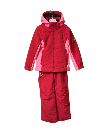 Ensemble ski Fusalp No Panik rouge et rose 8 ans