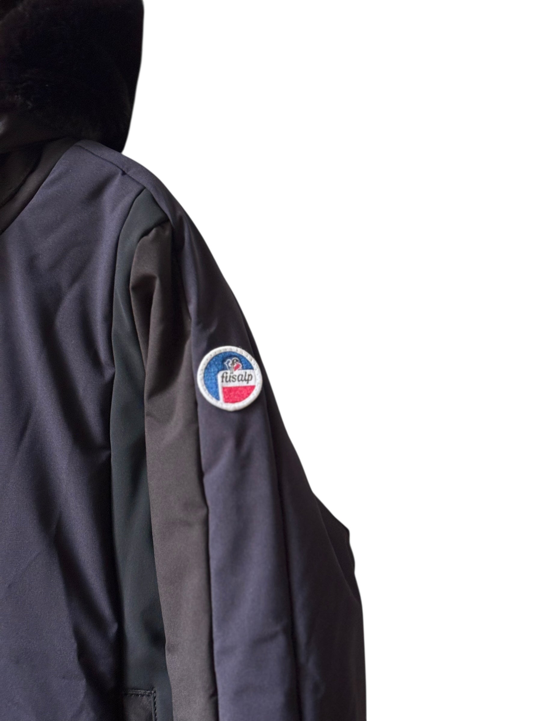 Veste ski lima Fusalp 10 ans noir / bleu nuit