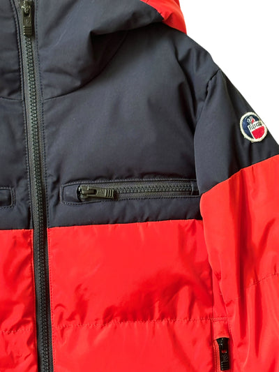 Veste ski Fusalp rouge/marine 12 ans