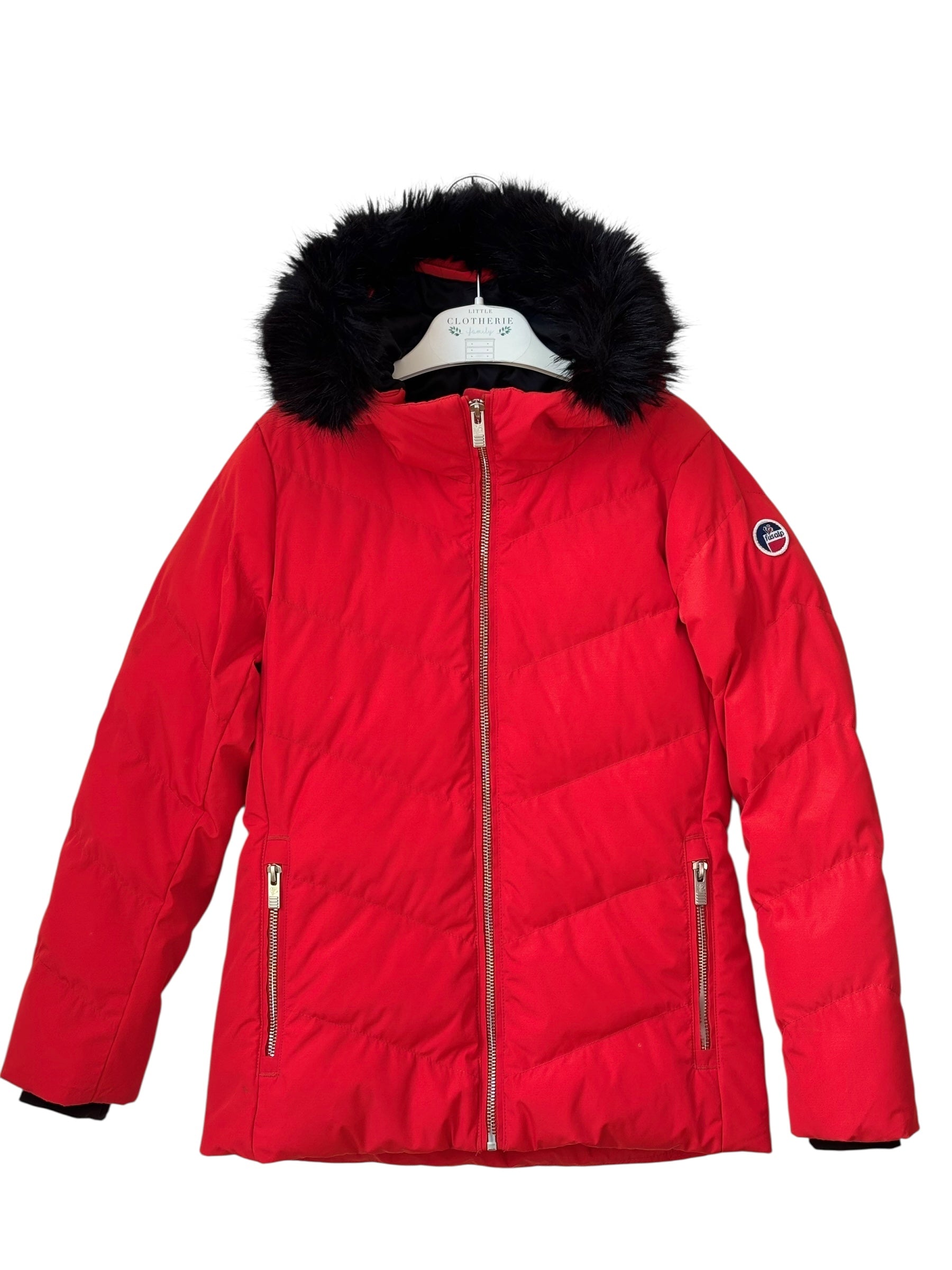 Veste ski Fusalp 10 ans rouge