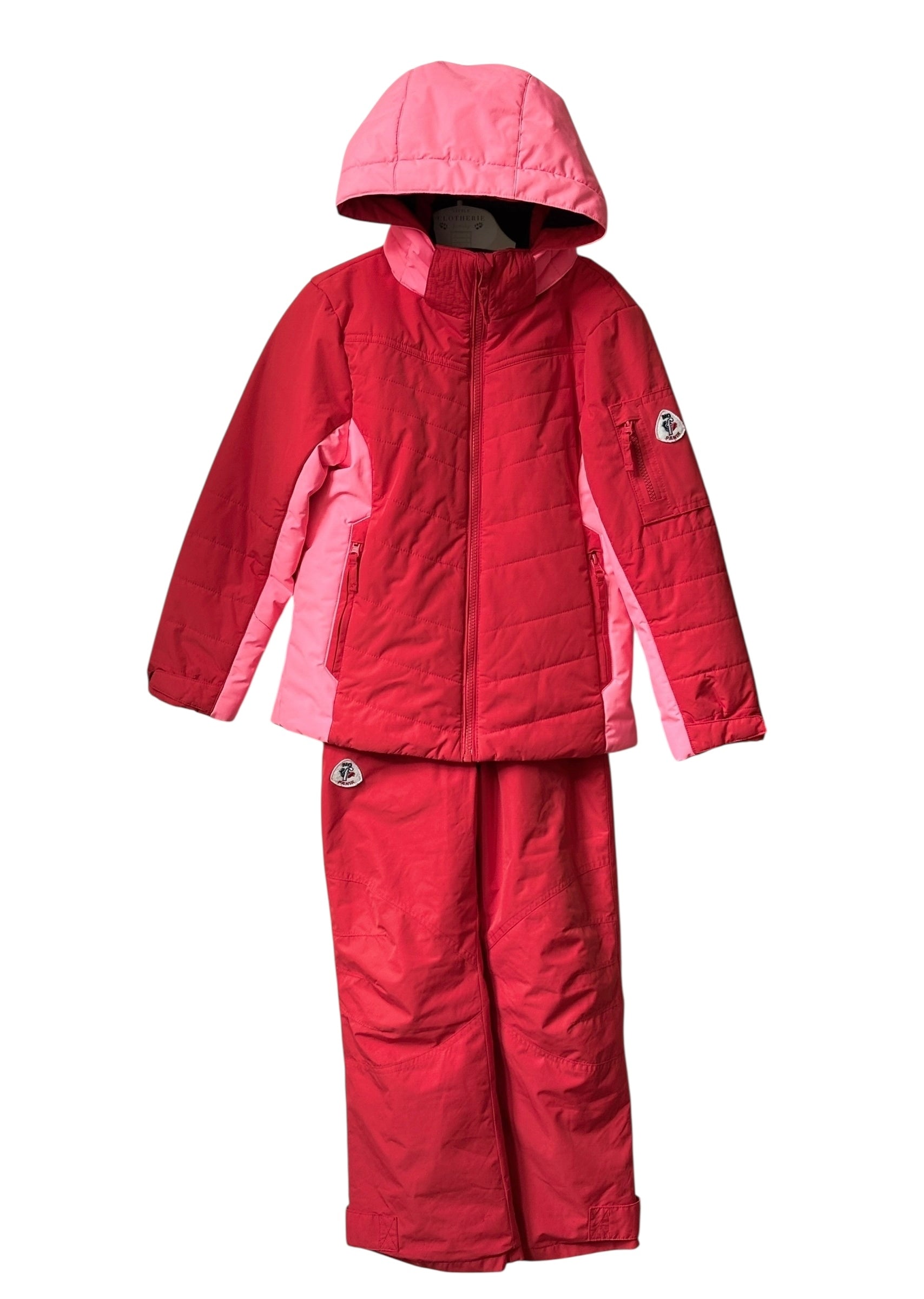 Ensemble ski Fusalp No panik Rouge et Rose 8 ans